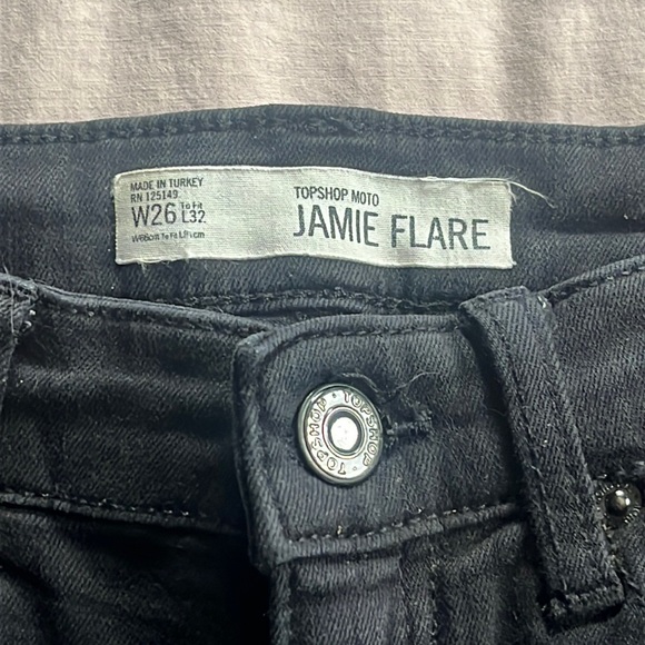 TOPSHOP MOTO Jamie Flare Jeans - Picture 9 of 9